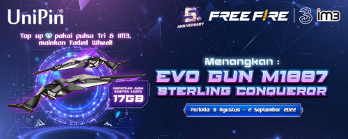 Top Up Diamonds Pakai Pulsa Tri & IM3, dan Mainkan Faded Wheel Sampai Puas!